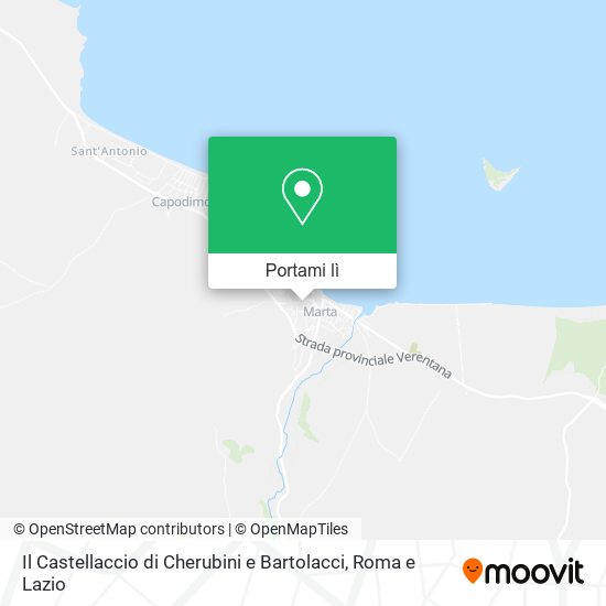 Mappa Il Castellaccio di Cherubini e Bartolacci
