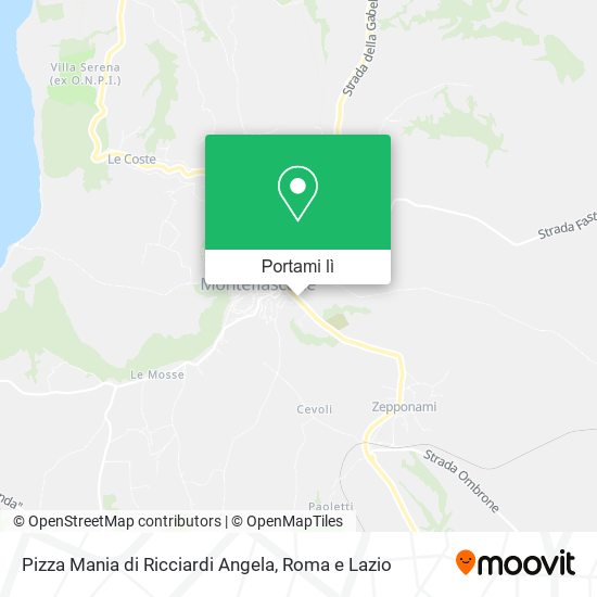 Mappa Pizza Mania di Ricciardi Angela