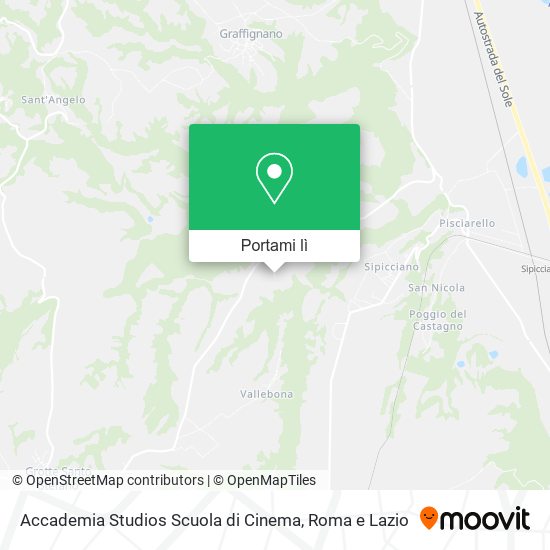 Mappa Accademia Studios Scuola di Cinema