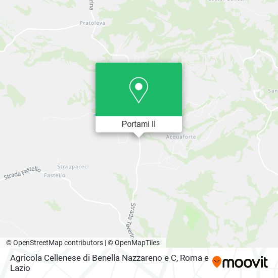Mappa Agricola Cellenese di Benella Nazzareno e C