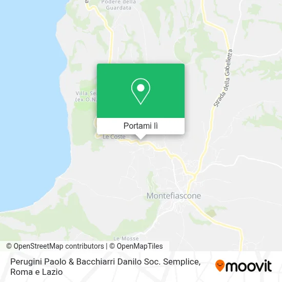 Mappa Perugini Paolo & Bacchiarri Danilo Soc. Semplice