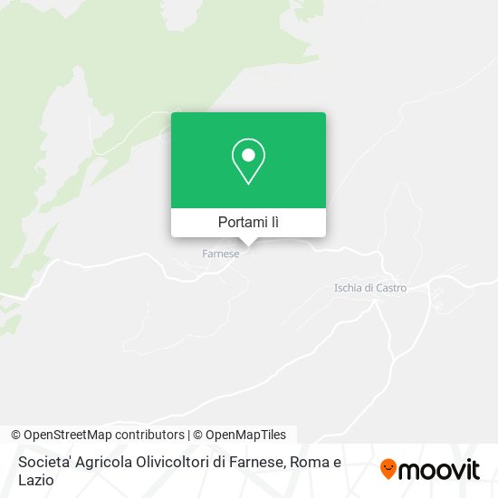 Mappa Societa' Agricola Olivicoltori di Farnese