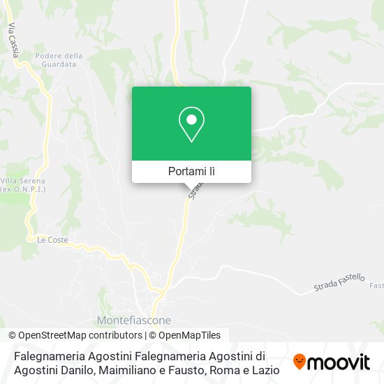 Mappa Falegnameria Agostini Falegnameria Agostini di Agostini Danilo, Maimiliano e Fausto