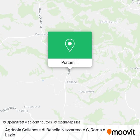 Mappa Agricola Cellenese di Benella Nazzareno e C