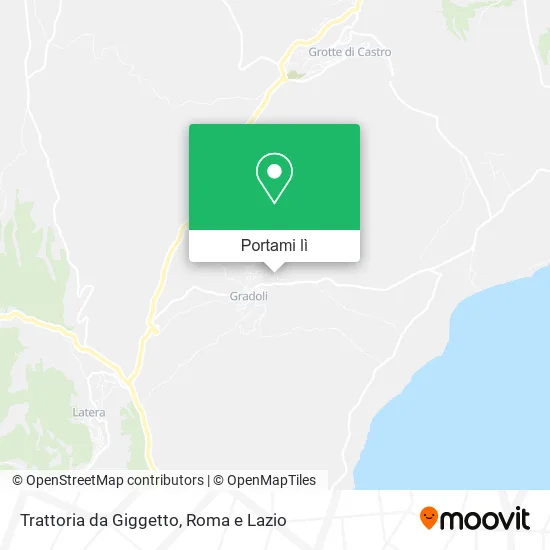 Mappa Trattoria da Giggetto