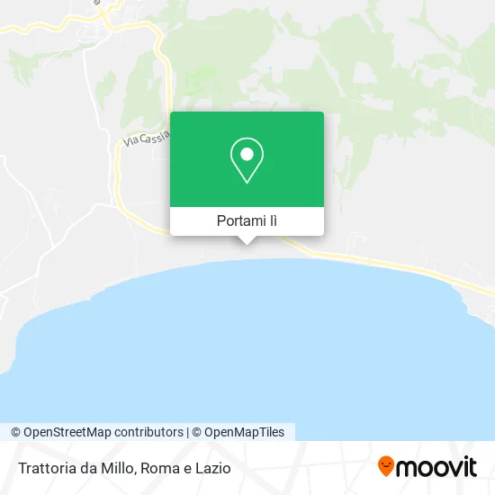 Mappa Trattoria da Millo