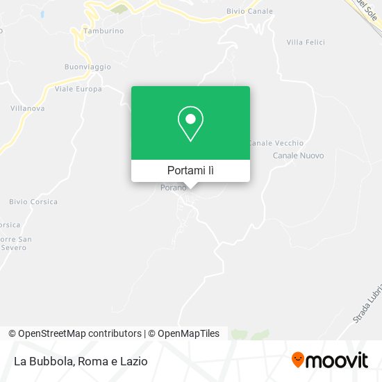 Mappa La Bubbola