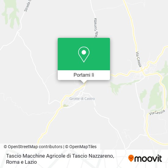 Mappa Tascio Macchine Agricole di Tascio Nazzareno