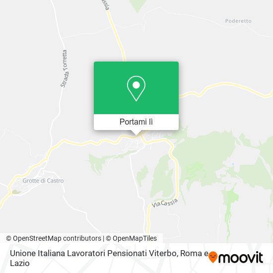Mappa Unione Italiana Lavoratori Pensionati Viterbo
