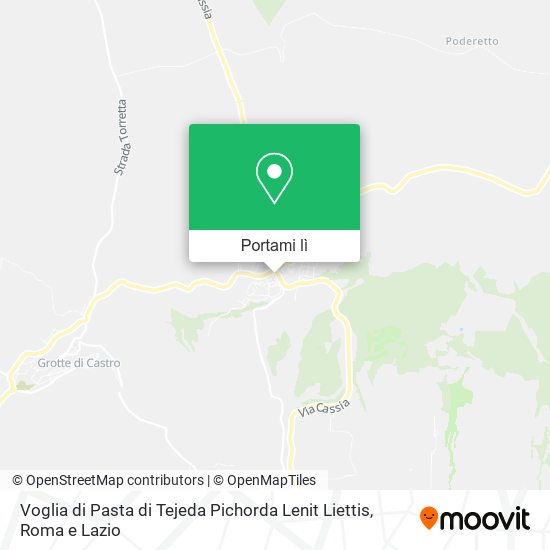 Mappa Voglia di Pasta di Tejeda Pichorda Lenit Liettis