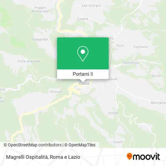 Mappa Magrelli Ospitalità