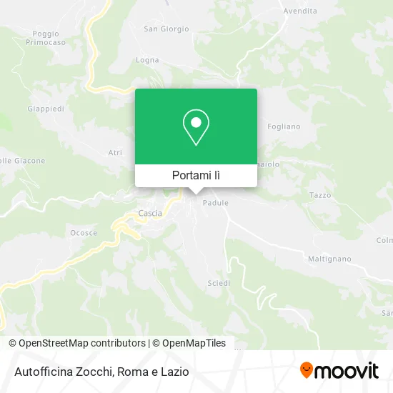 Mappa Autofficina Zocchi