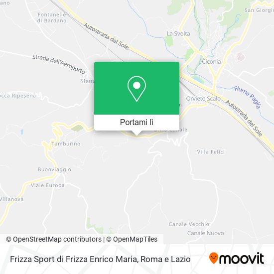 Mappa Frizza Sport di Frizza Enrico Maria