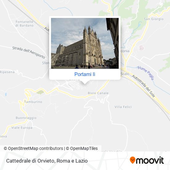 Mappa Cattedrale di Orvieto
