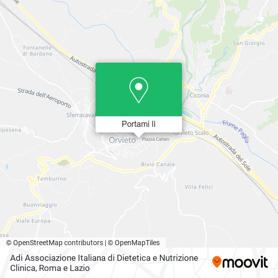 Mappa Adi Associazione Italiana di Dietetica e Nutrizione Clinica