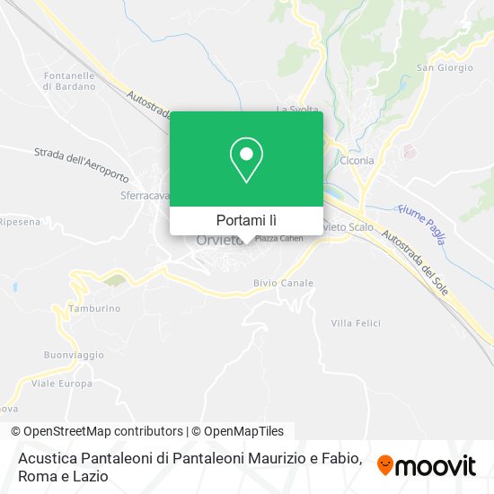 Mappa Acustica Pantaleoni di Pantaleoni Maurizio e Fabio