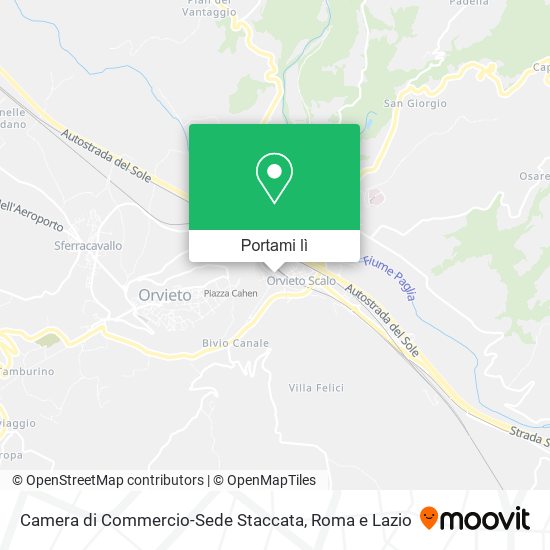 Mappa Camera di Commercio-Sede Staccata