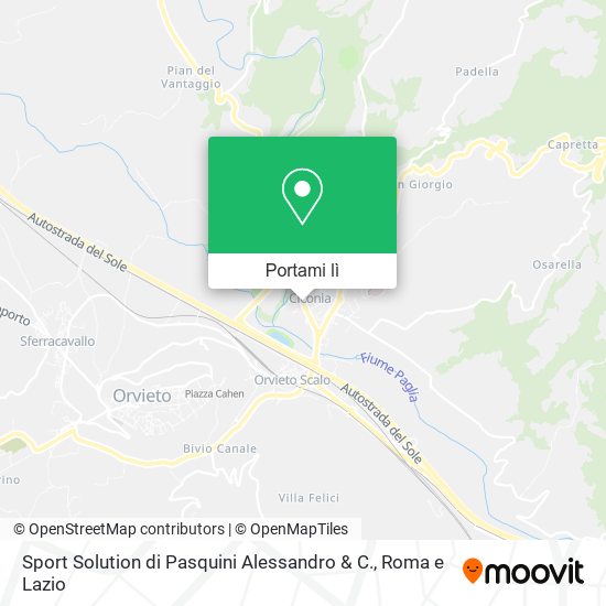 Mappa Sport Solution di Pasquini Alessandro & C.