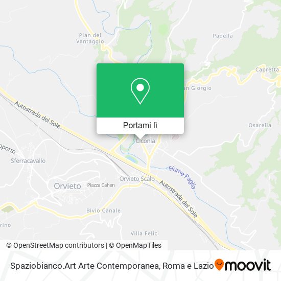 Mappa Spaziobianco.Art Arte Contemporanea