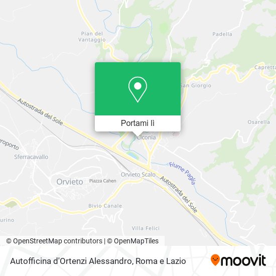 Mappa Autofficina d'Ortenzi Alessandro