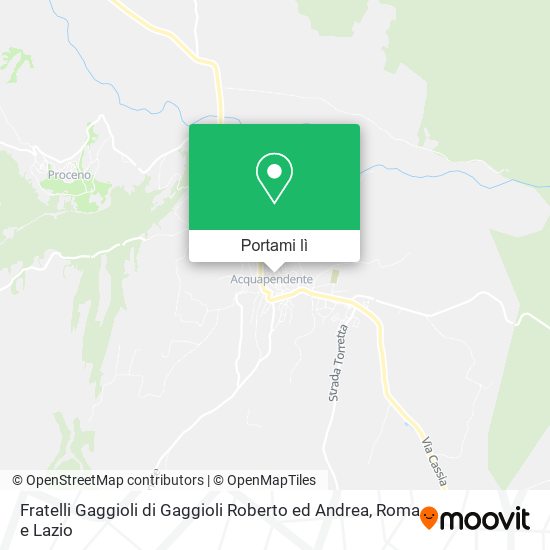 Mappa Fratelli Gaggioli di Gaggioli Roberto ed Andrea