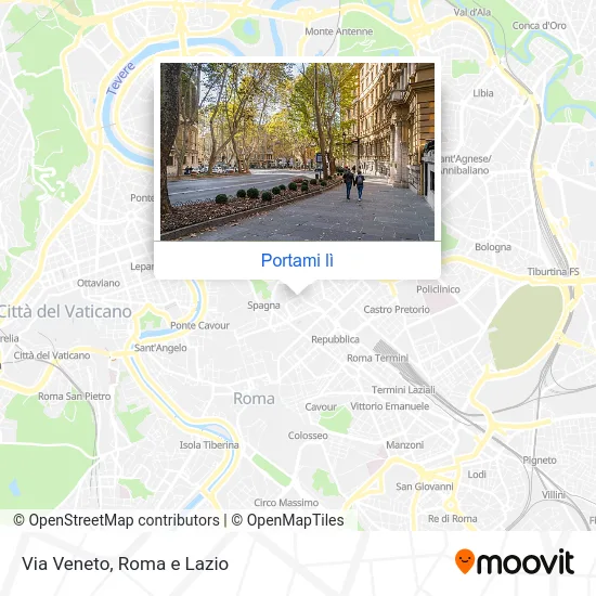 Mappa Via Veneto