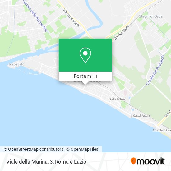 Mappa Viale della Marina, 3