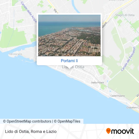 Mappa Lido di Ostia