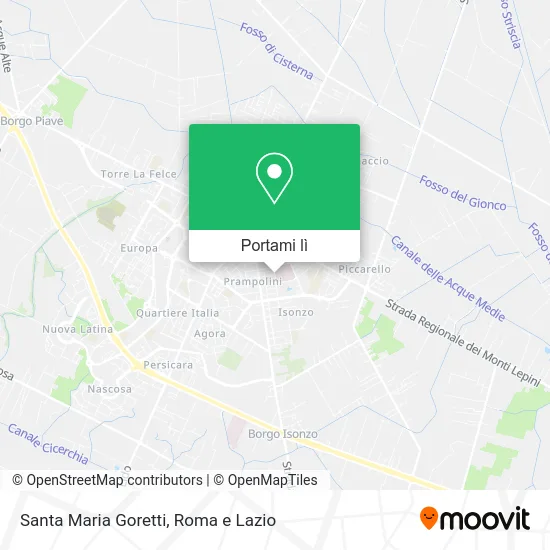 Mappa Santa Maria Goretti