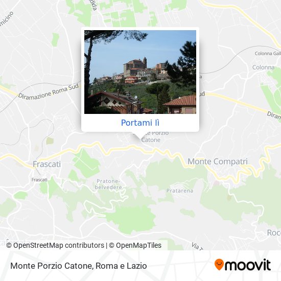 Mappa Monte Porzio Catone