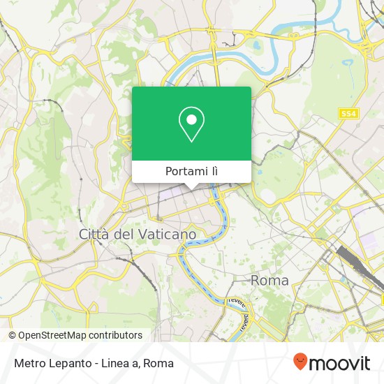 Mappa Metro Lepanto - Linea a