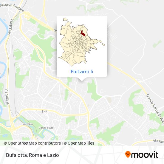 Mappa Bufalotta