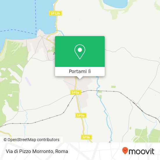 Mappa Via di Pizzo Morronto