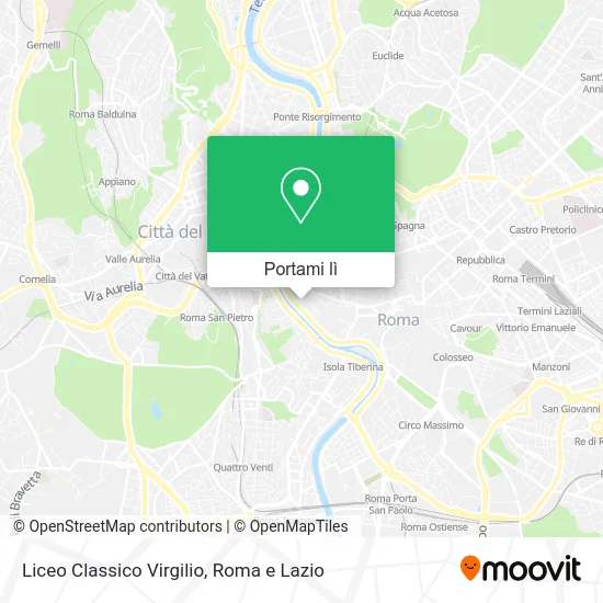 Mappa Liceo Classico Virgilio