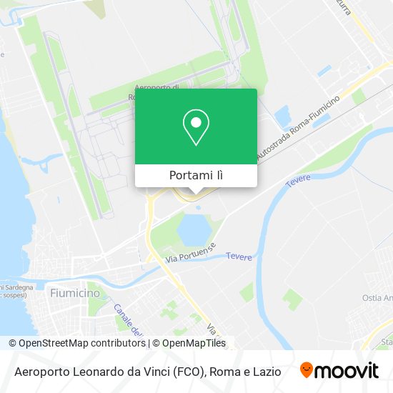 Mappa Aeroporto Leonardo da Vinci (FCO)