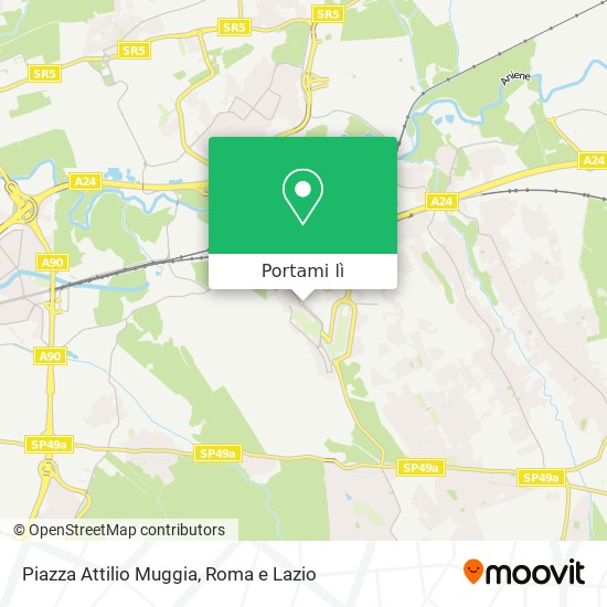 Mappa Piazza Attilio Muggia