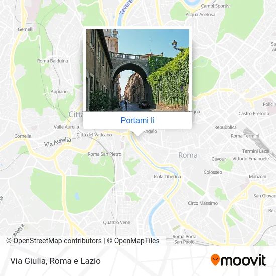 Mappa Via Giulia