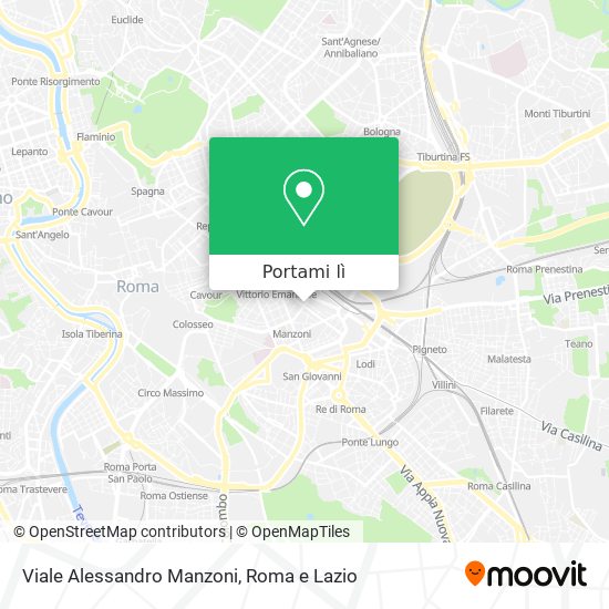 Mappa Viale Alessandro Manzoni