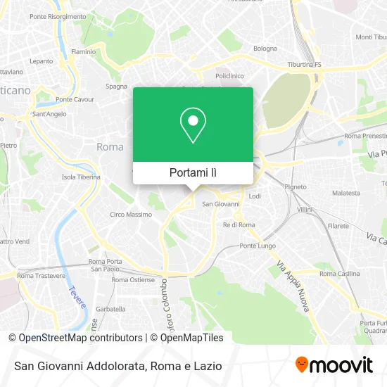 Mappa San Giovanni Addolorata