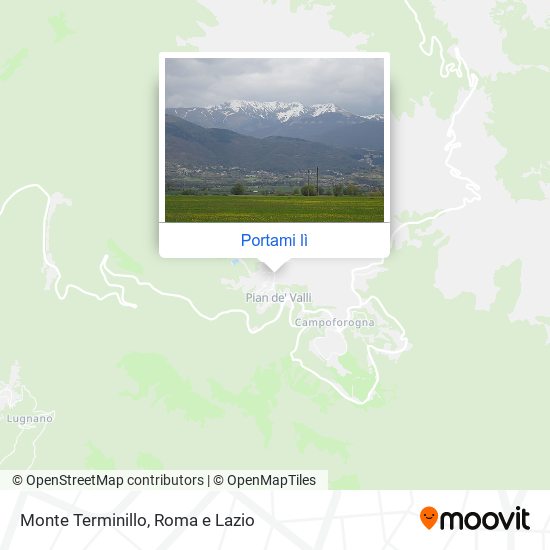 Mappa Monte Terminillo