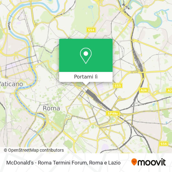 Mappa McDonald's - Roma Termini Forum