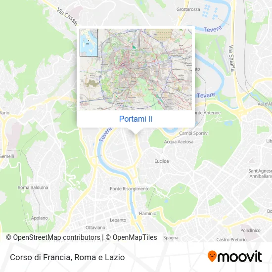 Mappa Corso di Francia