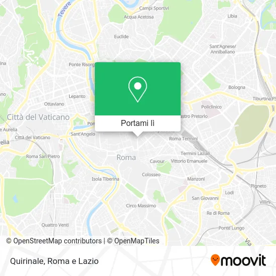 Mappa Quirinale