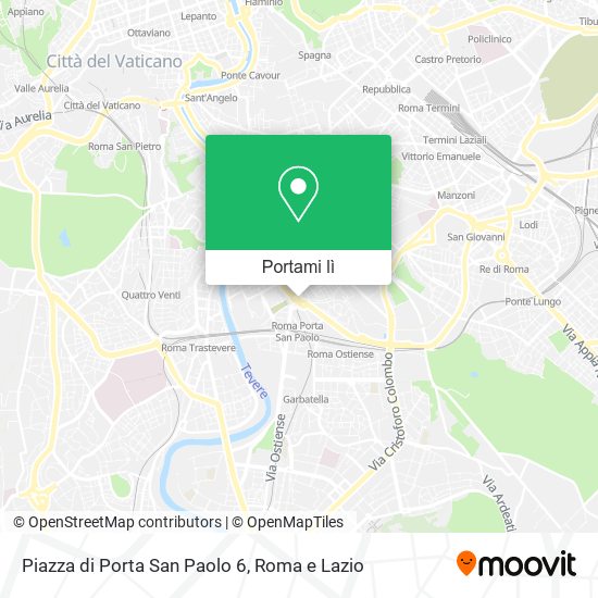 Mappa Piazza di Porta San Paolo  6