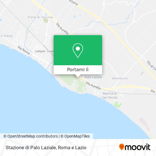 Mappa Stazione di Palo Laziale