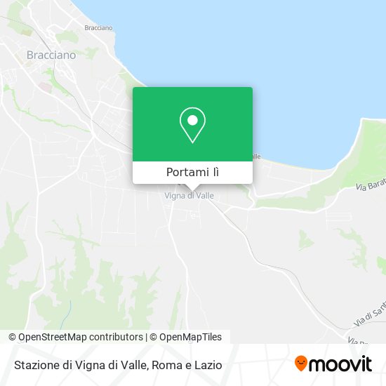 Mappa Stazione di Vigna di Valle