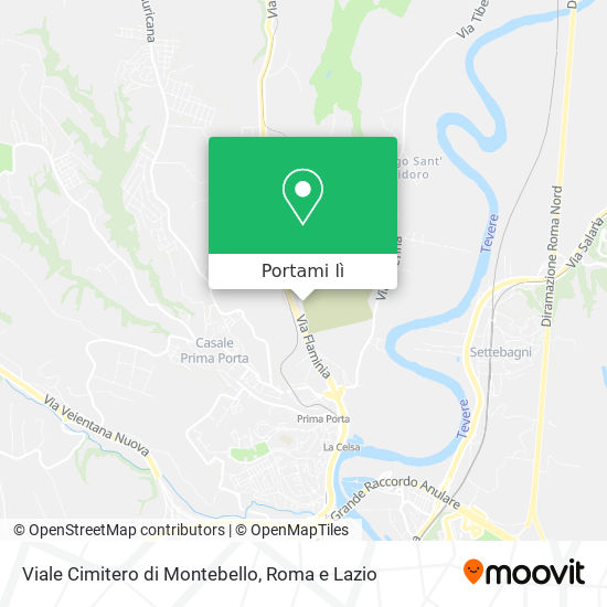 Mappa Viale Cimitero di Montebello