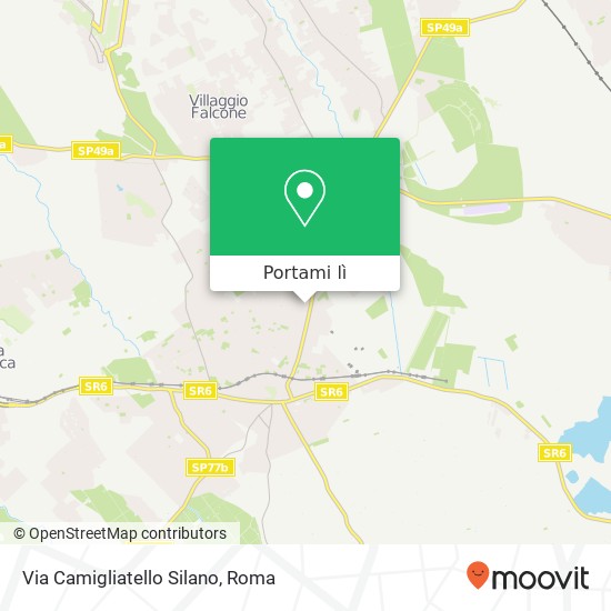 Mappa Via Camigliatello Silano