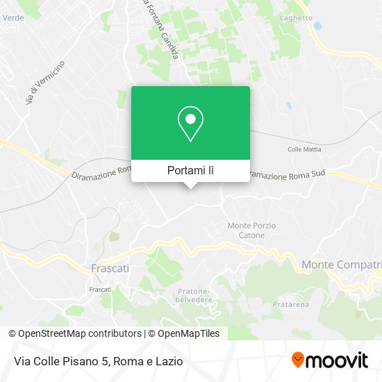 Mappa Via Colle Pisano  5