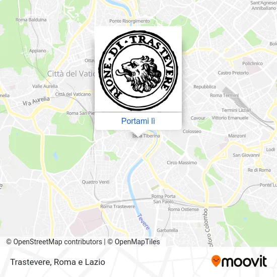 Mappa Trastevere